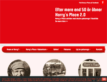 Tablet Screenshot of harrysplace.dk